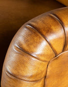 Luxury Supple Leather Swivel Glider American Made - Your Western Decor