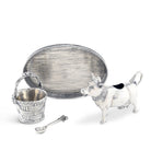 4-pc Pewter farmhouse creamer set - Your Western Decor