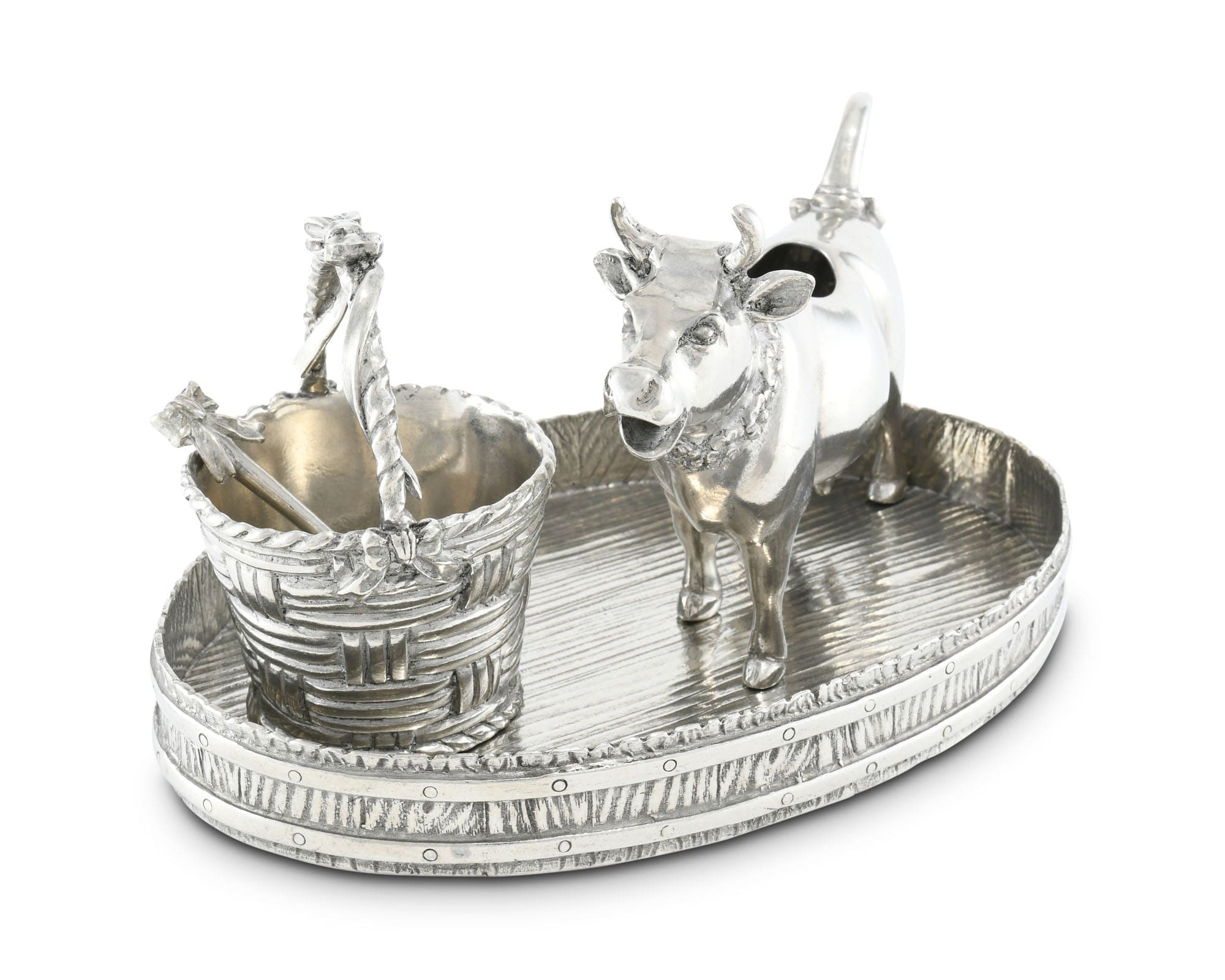 Pewter farmhouse creamer set - Your Western Decor