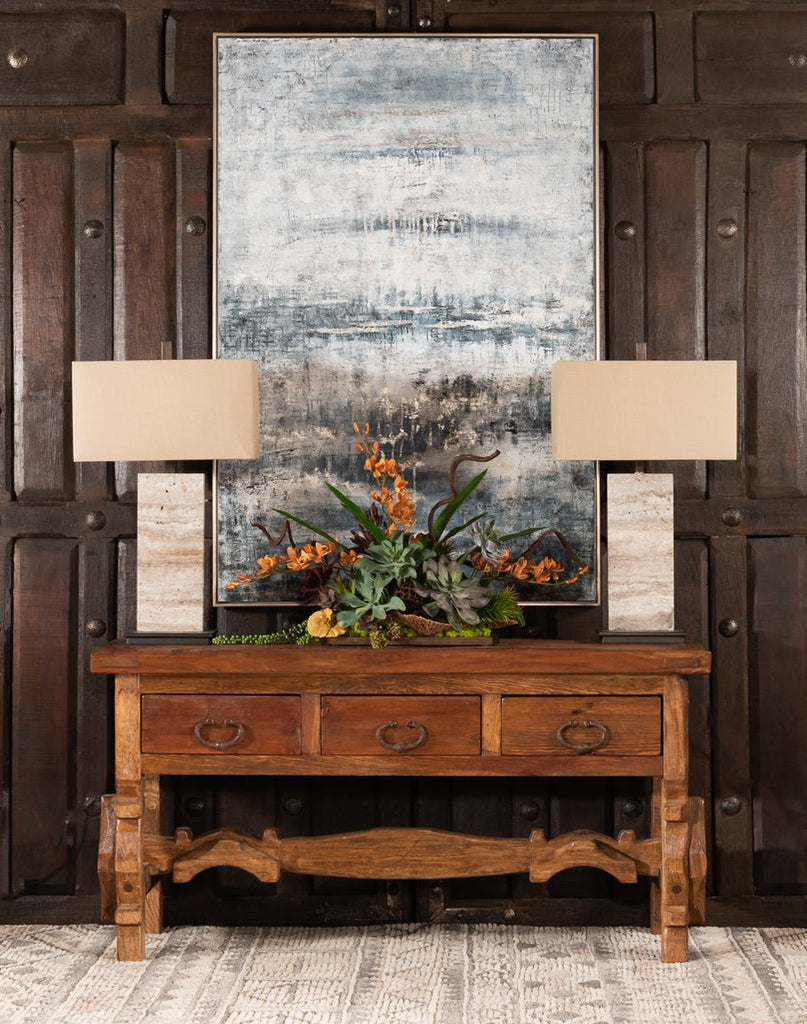 Reclaimed Mesquite Spanish Console Table - Your Western Decor