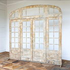Rustic Metal French Door Façade - Your Western Decor