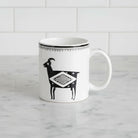 Mimbreno black white bighorn sheep mug made in the USA - Your Western Decor