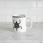 Mimbreno black white lizard mug - Your Western Decor