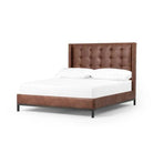 Modern Rustic Tufted King Bed - Your Western Decor