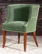 American Made Mohair Sage Accent Chair - Your Western Decor