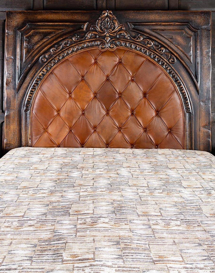 Mohena Carved King Size Bed - Luxury Bedroom Furniture - Your Western Decor