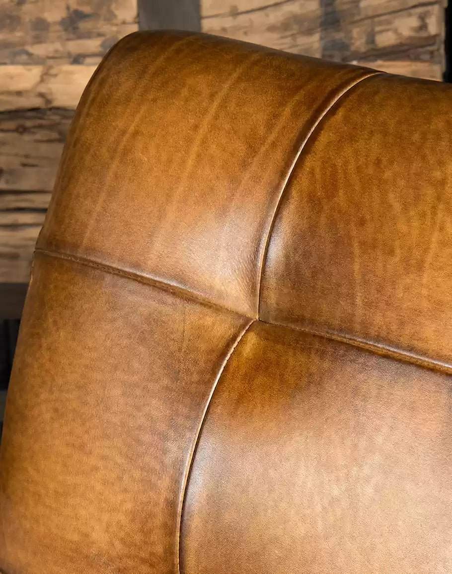 American made Monarca Leather Accent Chair - Your Western Decor