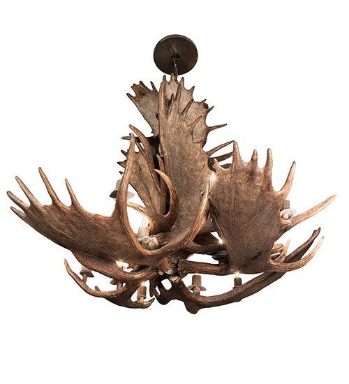 Moose shed antlers chandelier - Your Western Decor