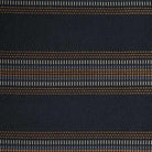 Navy fabric with brown and white striped pattern made in the USA - Your Western Decor