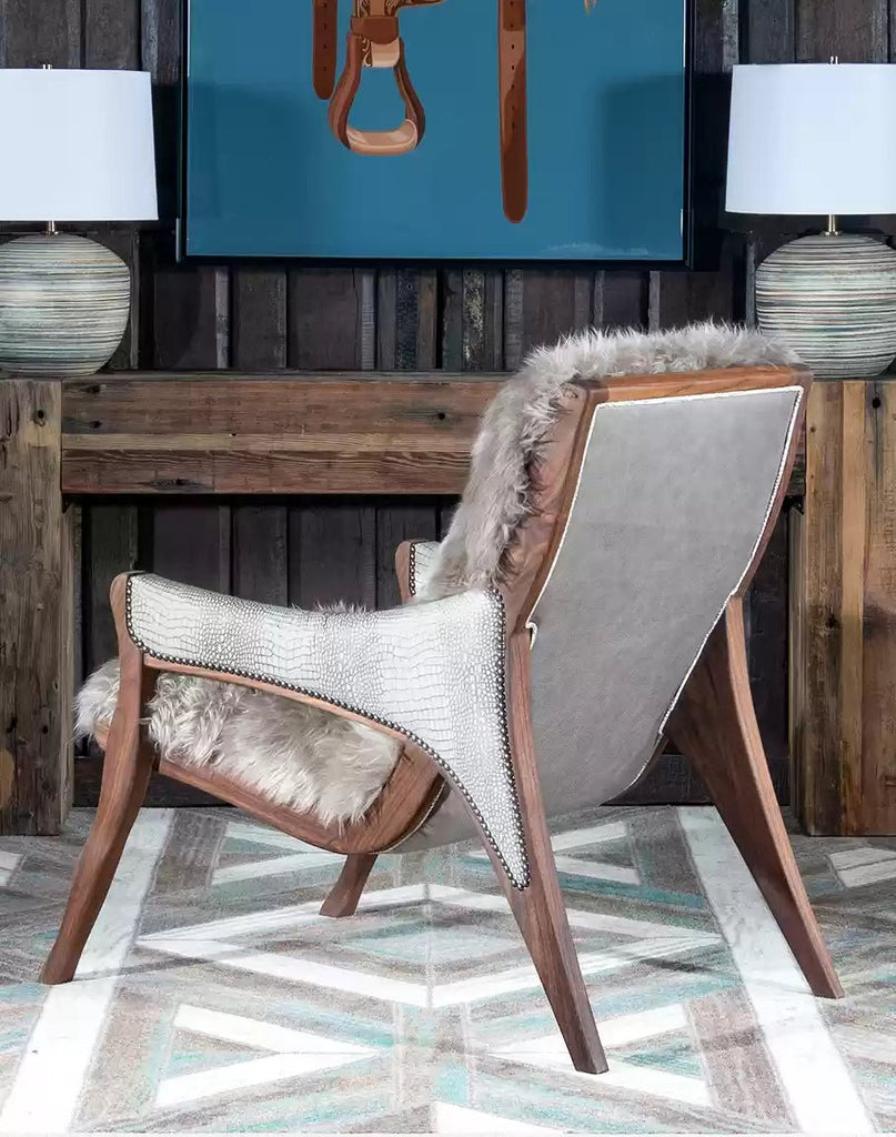 American Made Mountain Modern Angora Chair Back - Your Western Decor