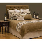 Mountain Storm bedding collection with Taylor Tufted Headboard, all made in the USA - Your Western Decor