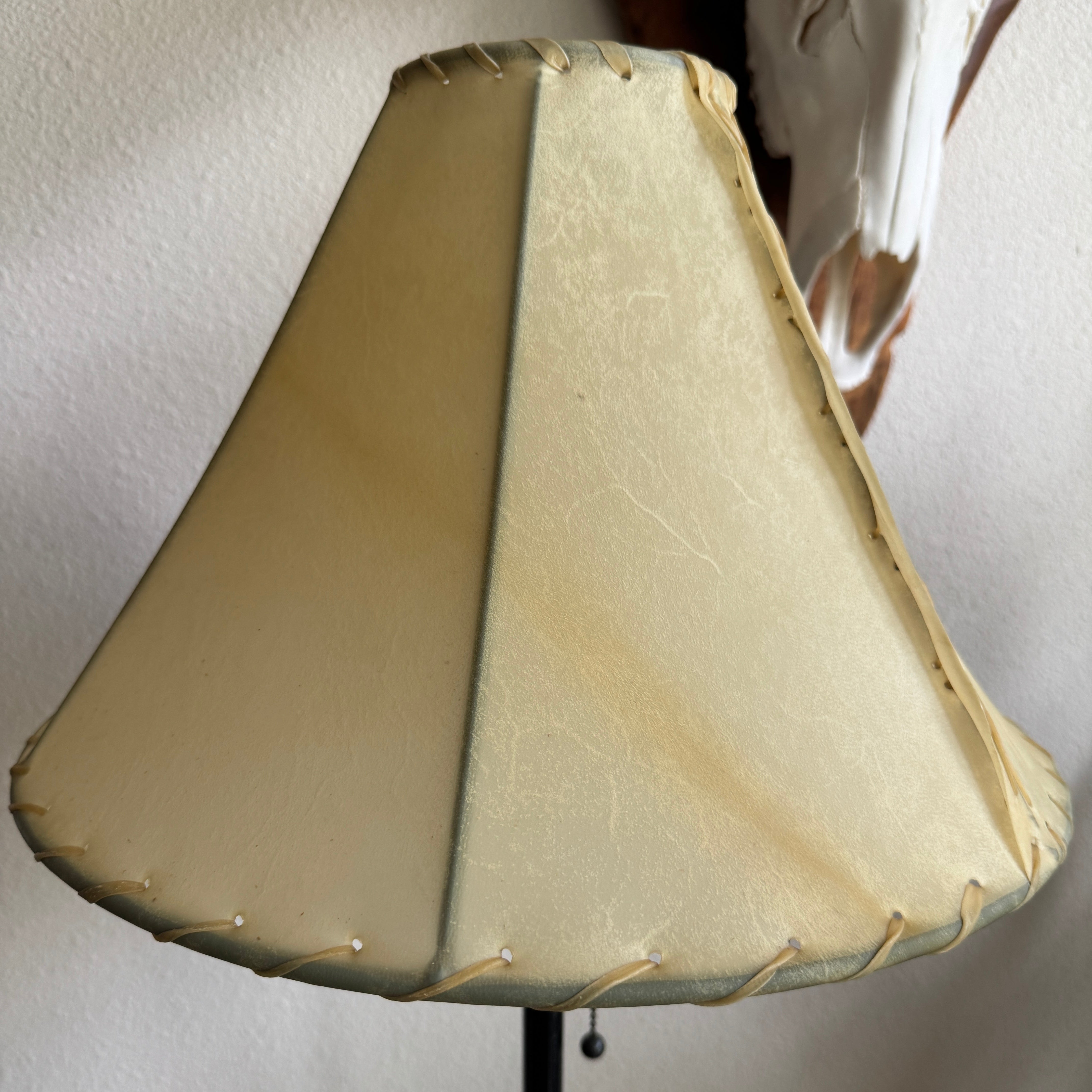 Natural 16 Inch round rawhide lamp shade
