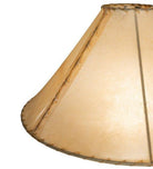 Natural Rawhide Lamp Shade 20" - American made rawhide lamp shade - Your Western Decor