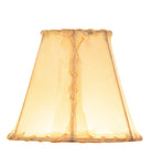 Natural rawhide lamp shade, 5" bottom diameter - handmade in the USA - Your Western Decor