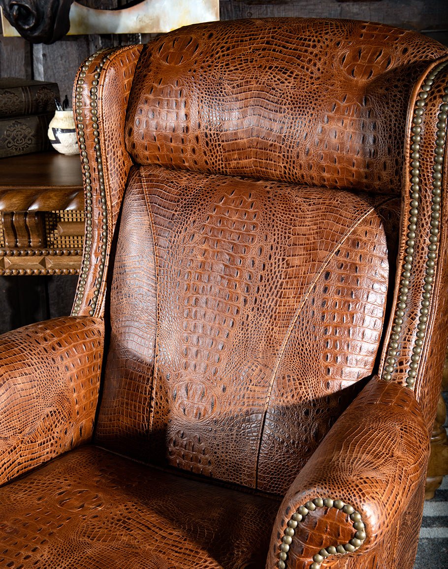 Nile Executive Desk Chair front - Your Western Decor