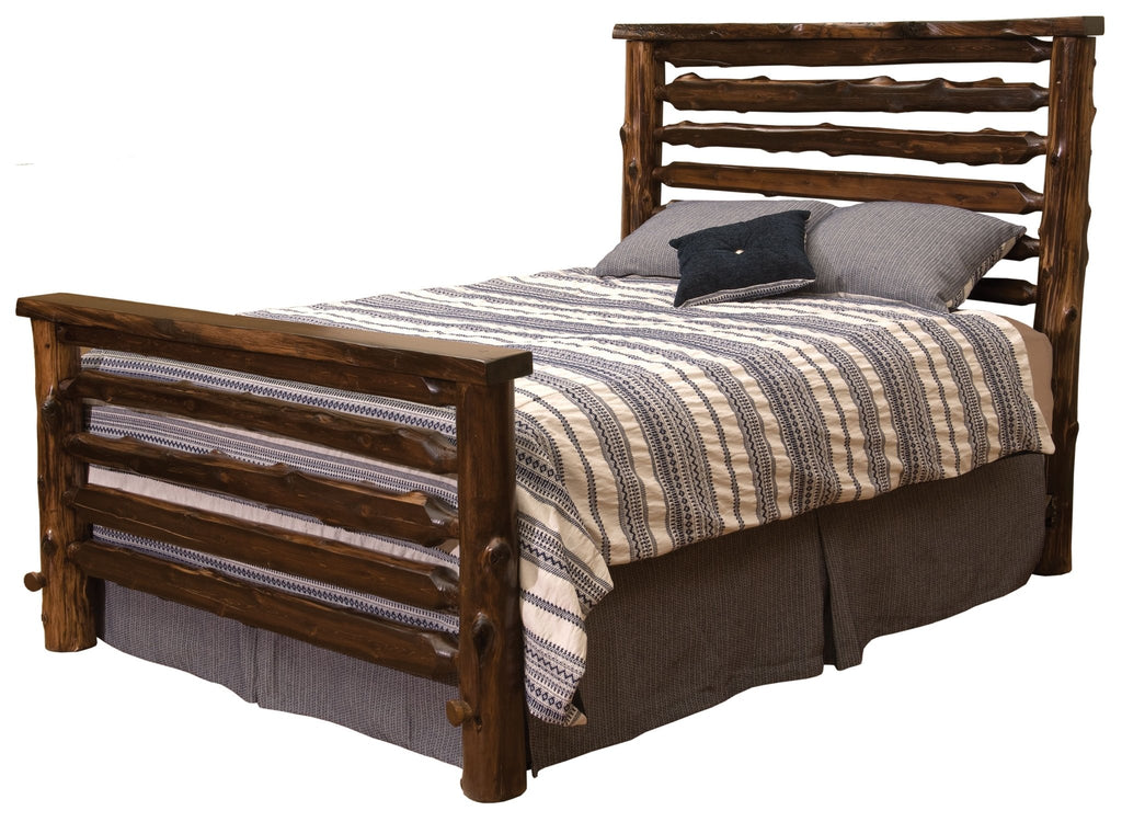 North Woods Cedar Log Bed - American Made Bedroom Furniture - Your Western Decor