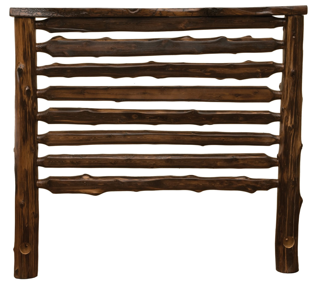 North Woods Cedar Log Headboard - American Made Bedroom Furniture - Your Western Decor