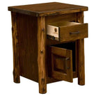 North Woods Rustic Nightstand - Rustic American Made Cedar Furniture - Your Western Decor