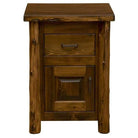 North Woods Rustic Nightstand - Fine American Made Cedar Furniture - Your Western Decor