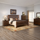 North Woods custom made lodge bedroom furniture made in the USA