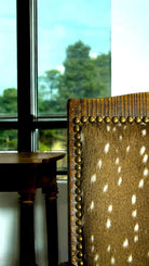 Leather & Axis Office Chair corner back detail - Your Western Decor