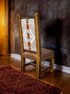 Southern Spice Southwestern Rustic Dining Chair back - Your Western Decor