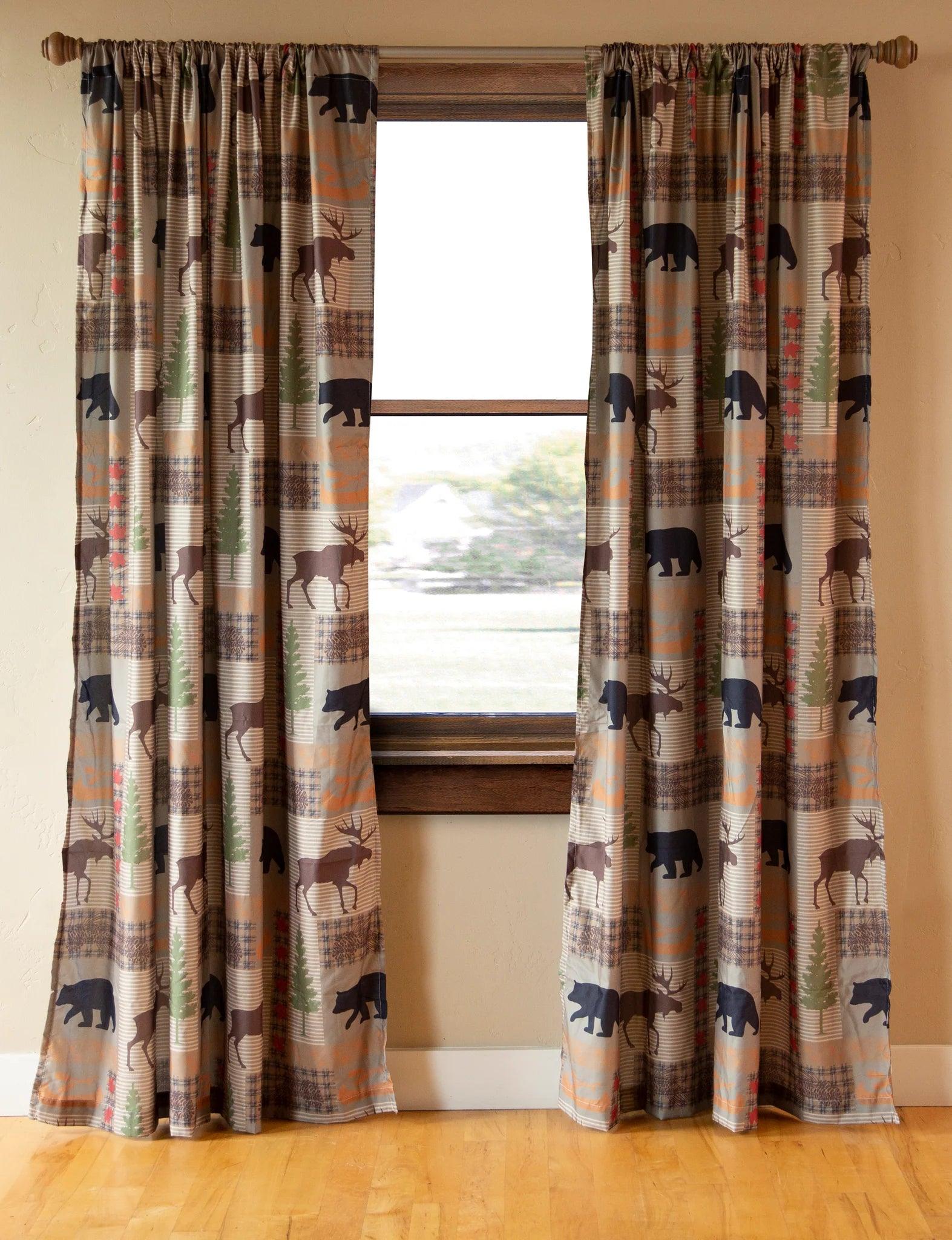 Ontario Wilderness Cabin Curtains - Your Western Decor