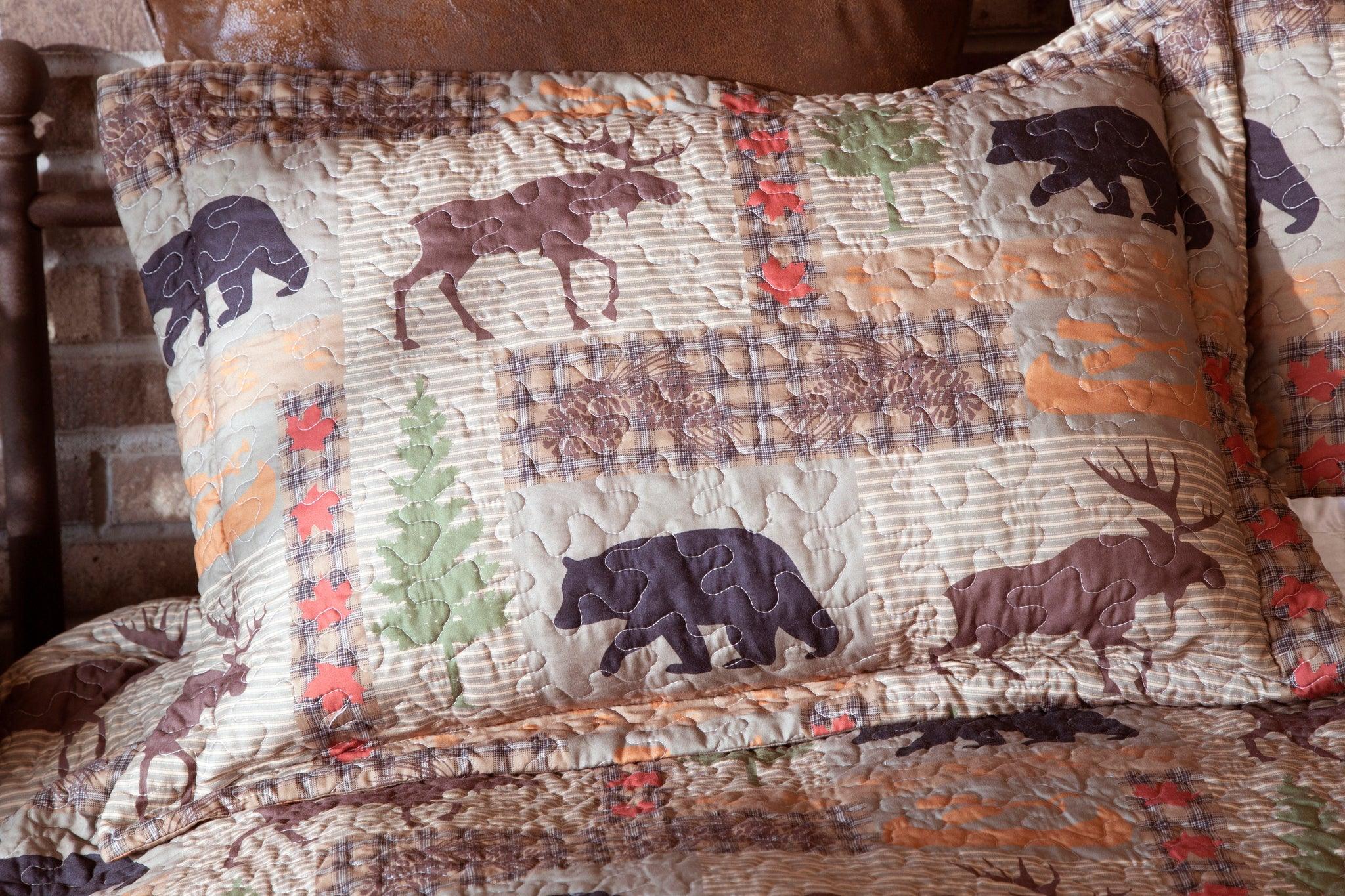 Ontario Wilderness Lodge Quilted Pillow Sham - Your Western Decor