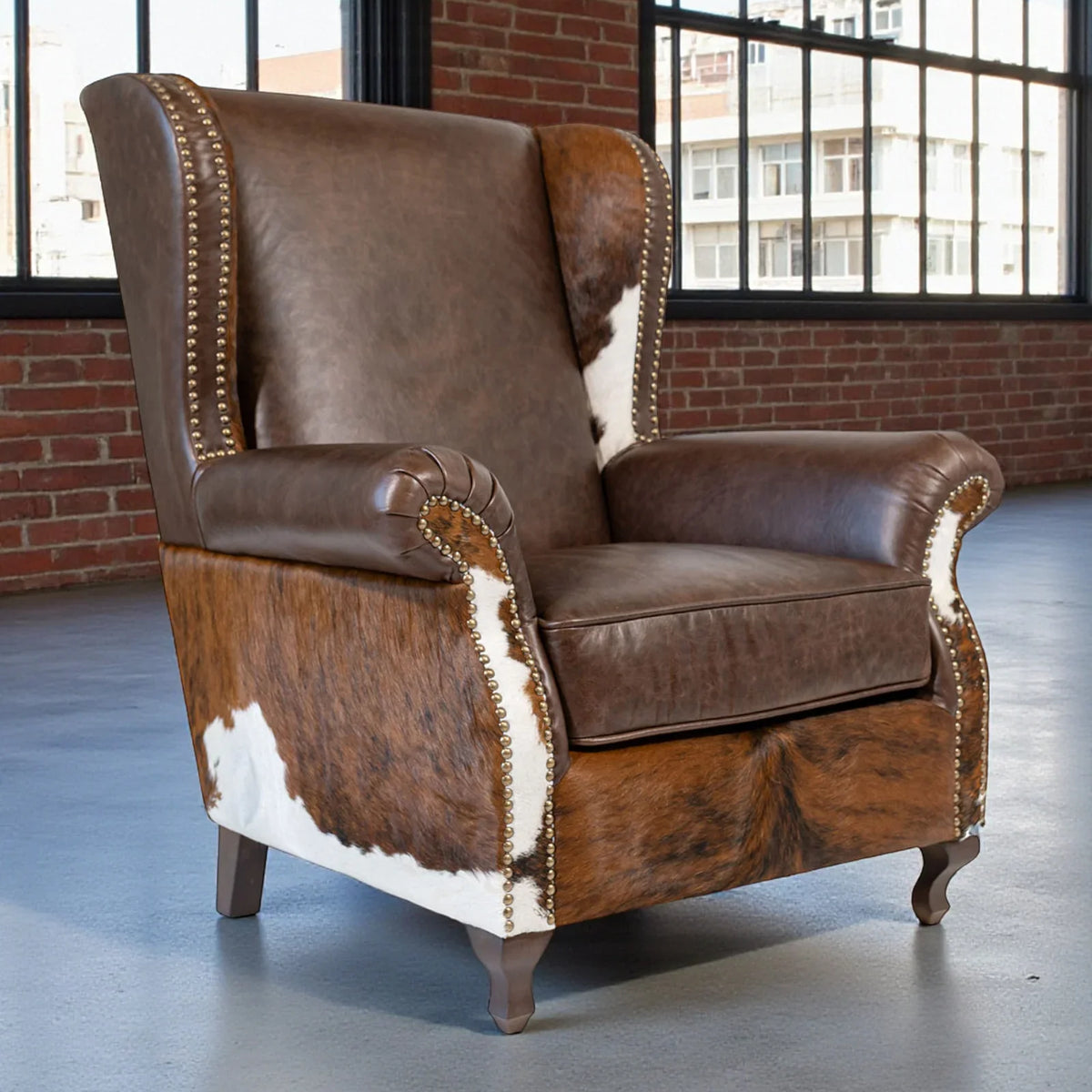 Oregon Trail Western Wingback Chair | Your Western Decor