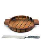 Wooden cutting board with decorative knife - Your Western Decor