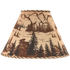 Ozark Moose Scene Cotton Lamp Shade 14" - Your Western Decor