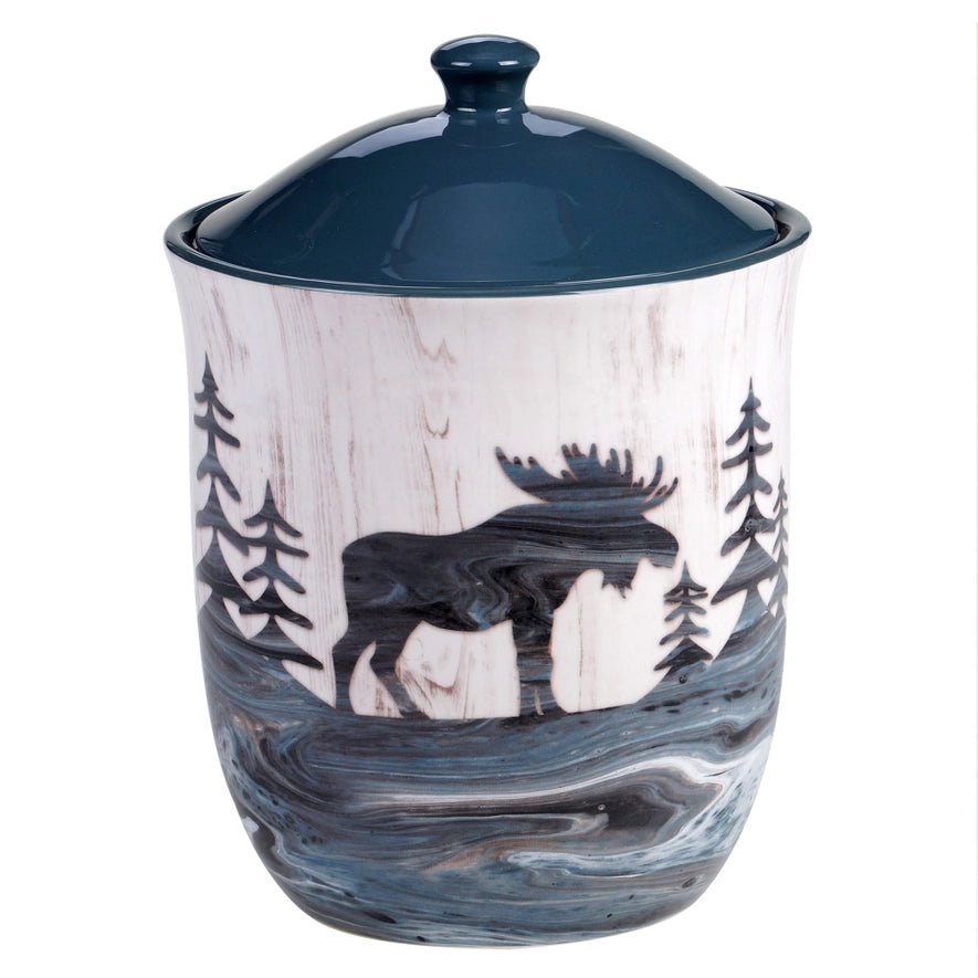 Lone Oak Lodge Moose Canister - Your Western Decor