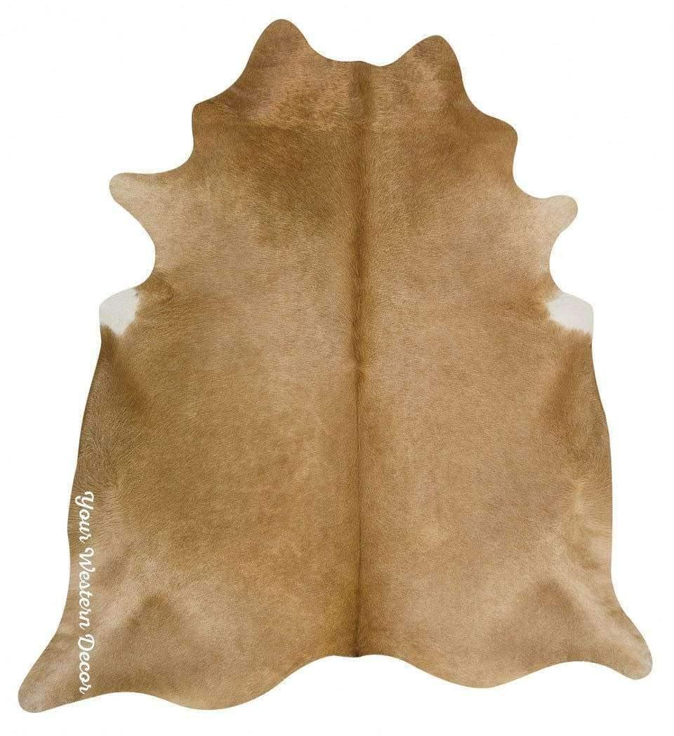 Solid Palomino Beige Cowhide - Your Western Decor