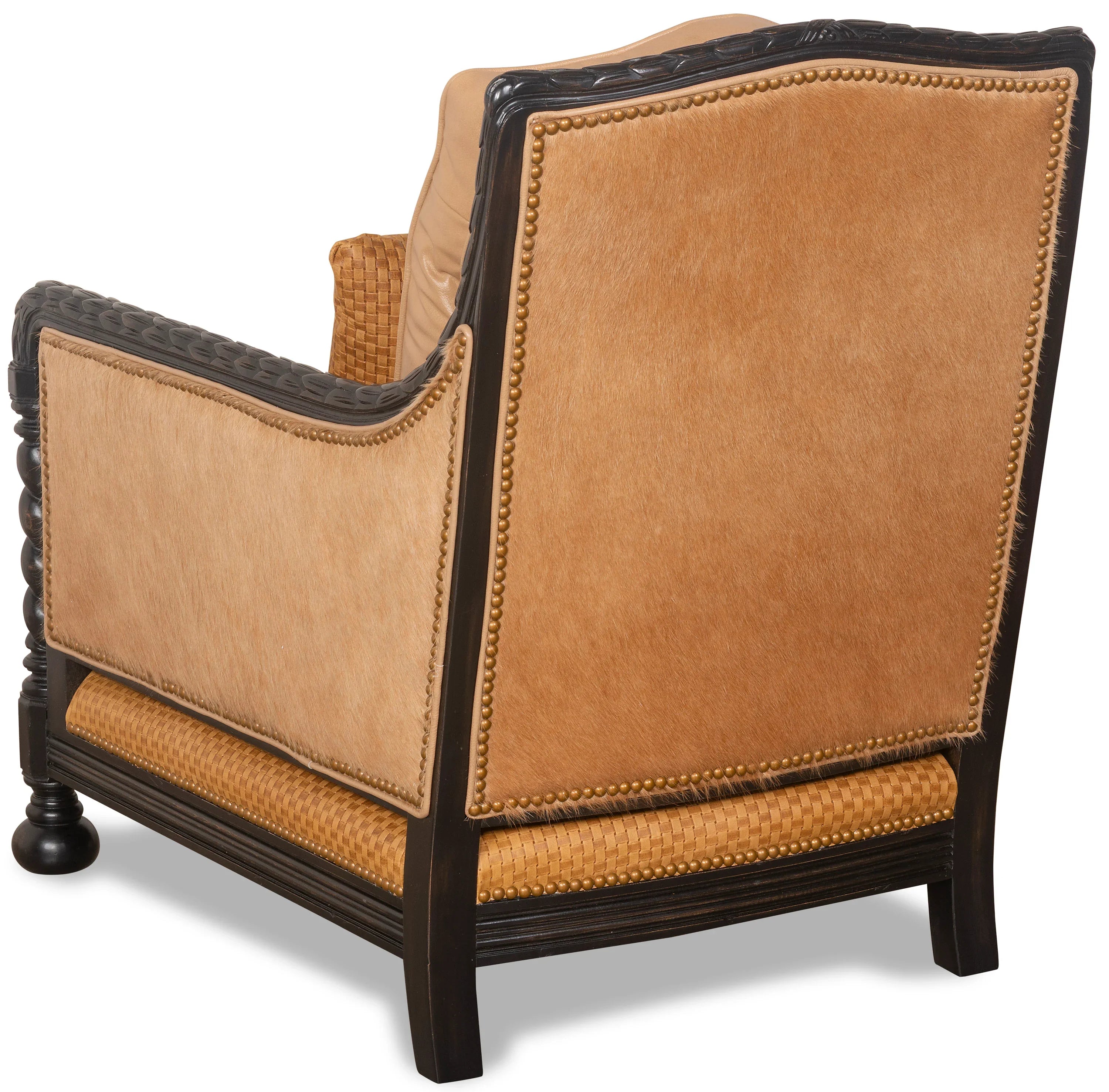 American made Palomino Hatch Leather Chair - Your Western Decor