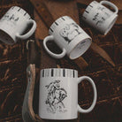 Paseo Ranch Western Ceramic Coffee Cups - Your Western Decor