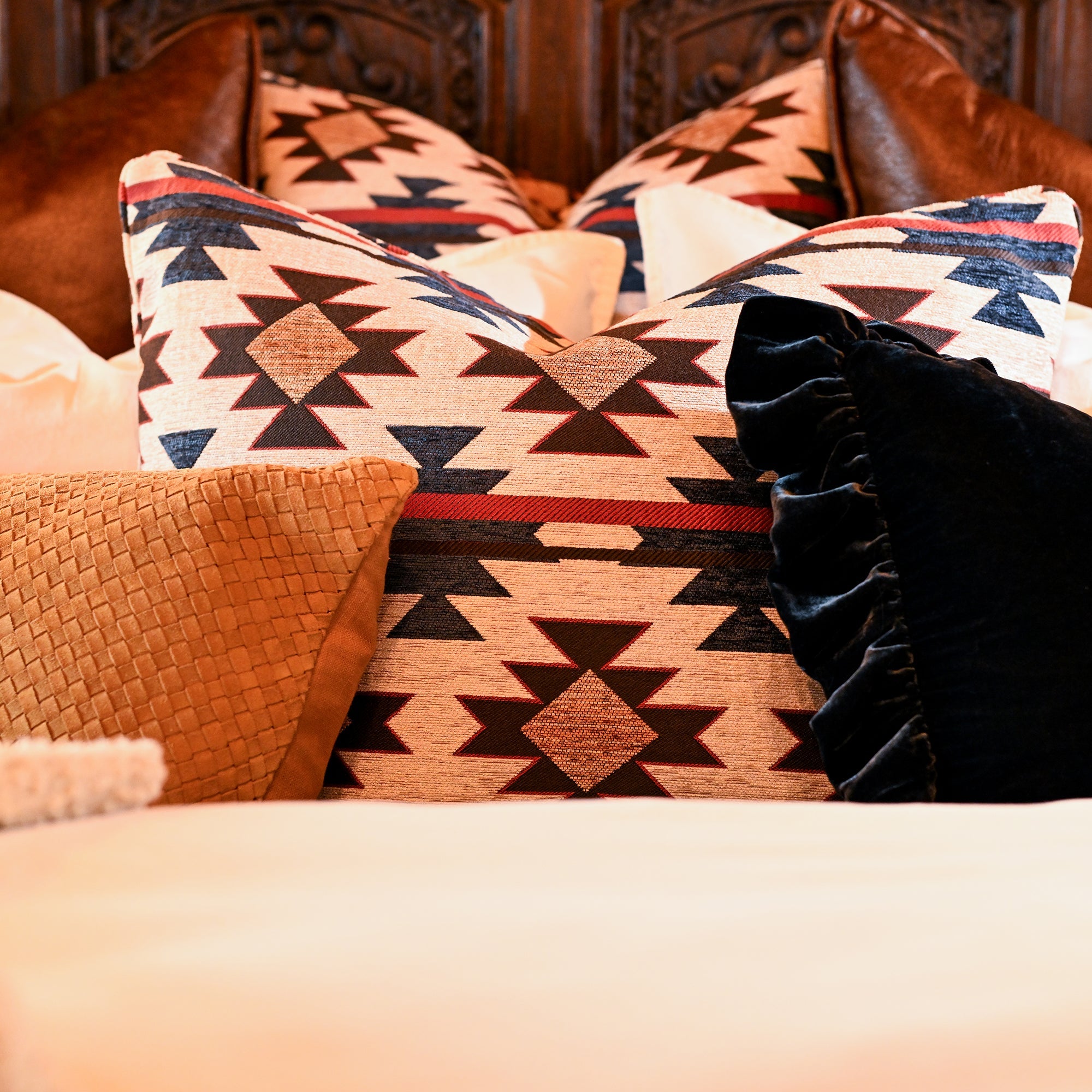 patterned comforter pillow sham - Your Western Decor