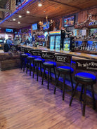 Custom Peak 9 Cowboy Bar Stools - Your Western Decor