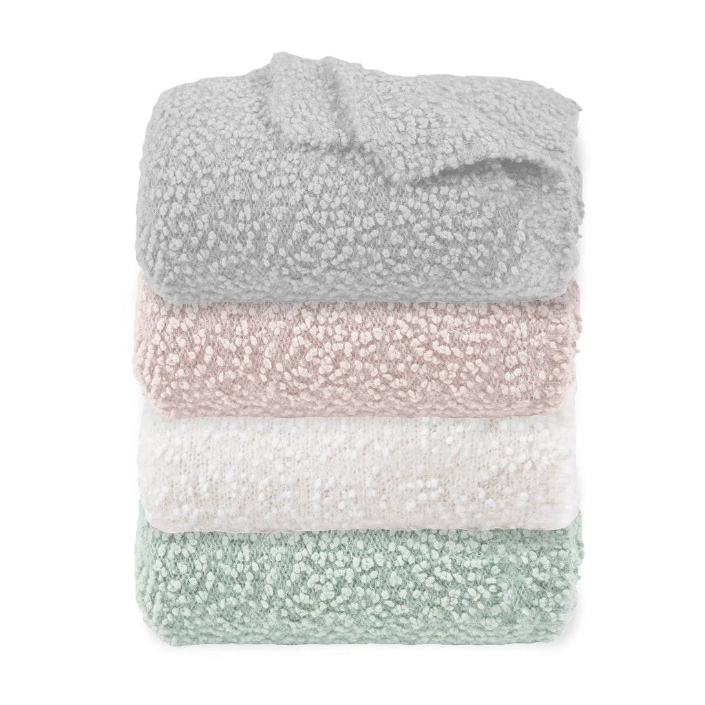 Pebble Creek Lightweight Throw Blankets in 4 pastel colors - Your Western Decor