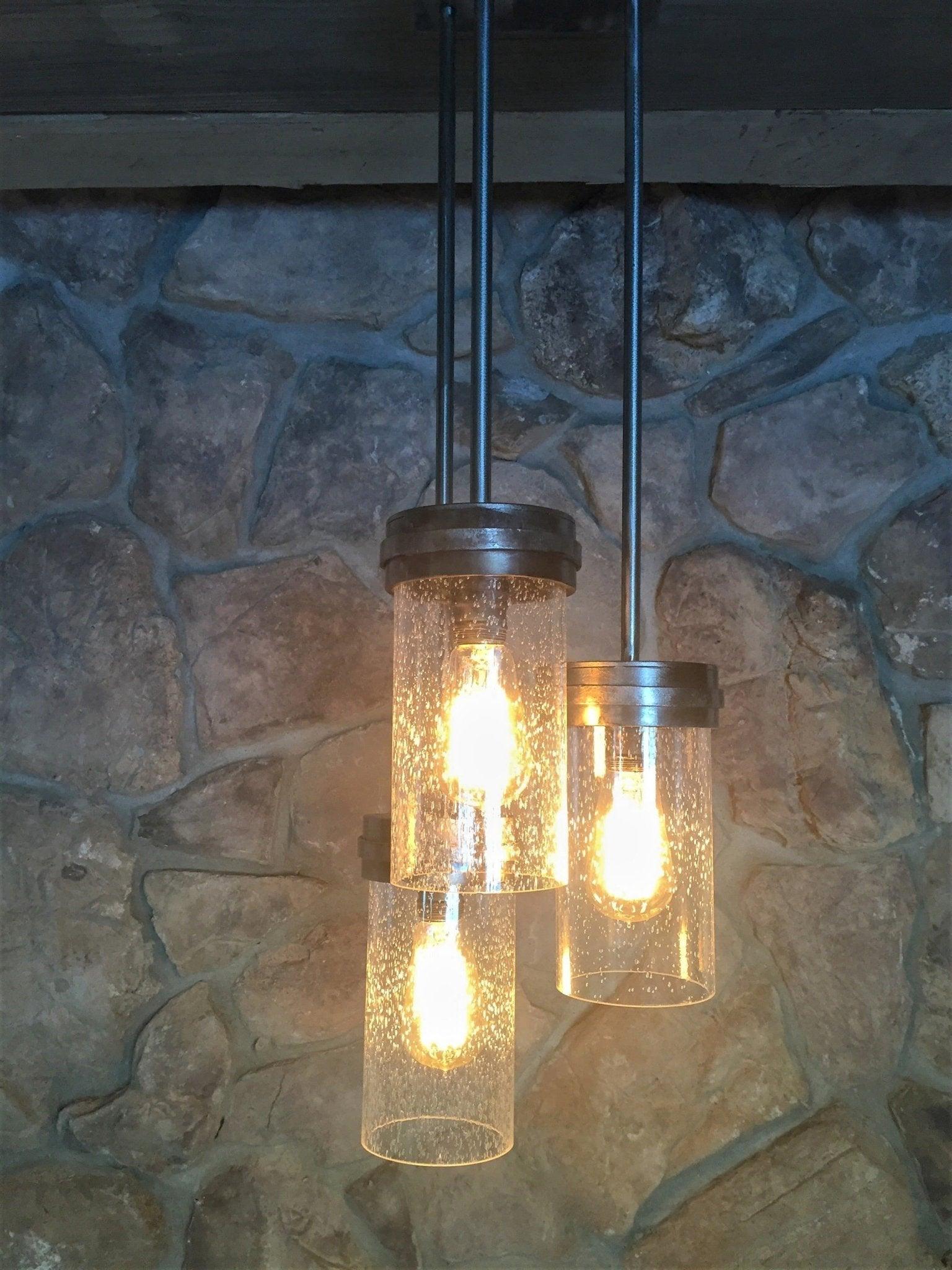 Pebble Creek Cylinder Pendant Light