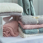 Pebble Creek Lightweight Throw Blankets in 4 pastel colors - Your Western Decor