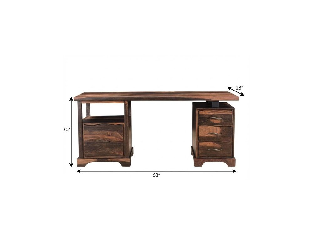 Measurements of the pecos executive desk 