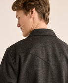 Pendleton Black Brown Western  Wool Shirt with snap front made in the USA - Your Western Decor