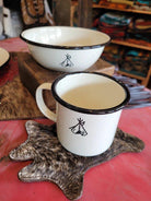 Tepee Camp Pendleton Enamelware Dishes | Your Western Decor