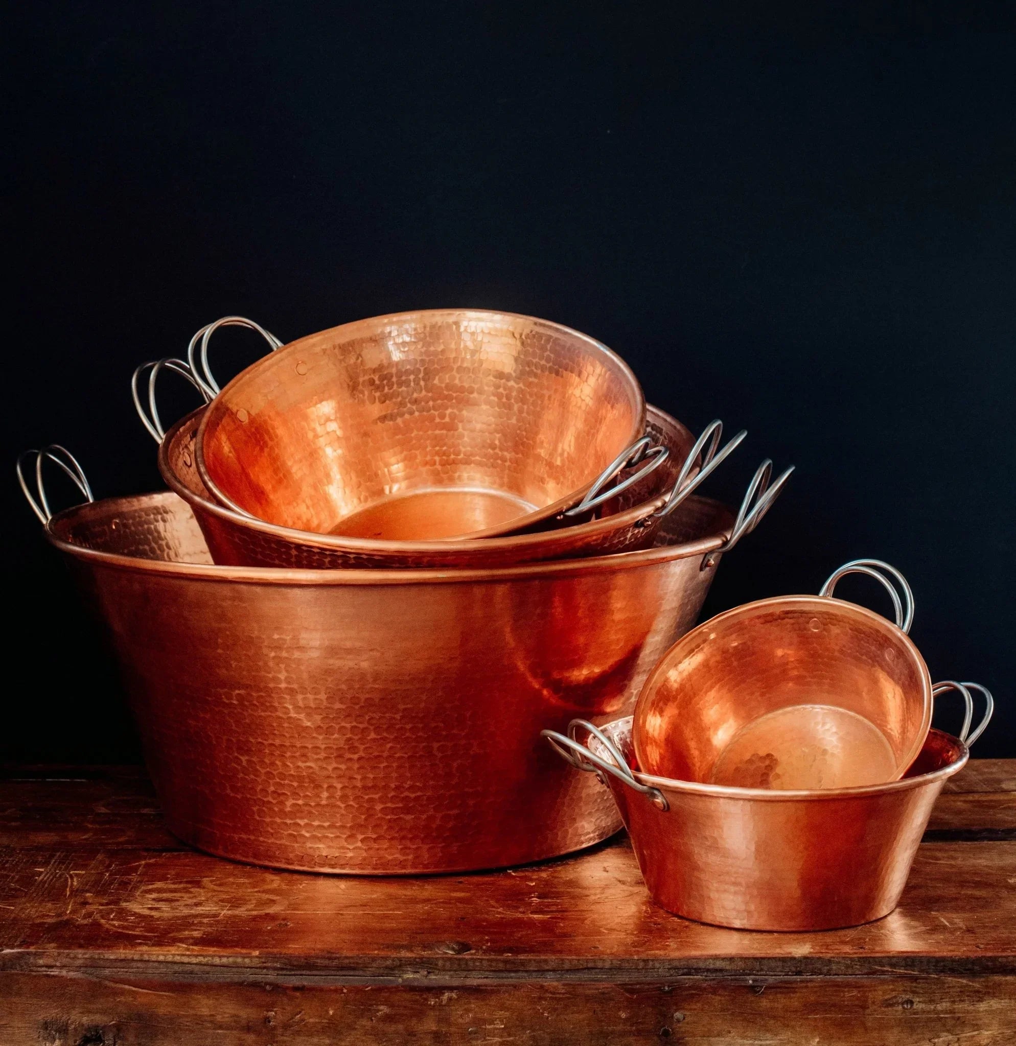 hammered copper jam pans pure copper preserving pans traditional copper cookware for making jam and preserves