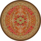 Persia Glow 8' Round Area Rug - Made in the USA - Your Western Decor, LLC