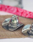 Pewter cowboy hat salt and pepper shaker set - Your Western Decor