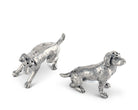 Pewter Spaniel Salt & Pepper Set - pewter cocker spaniel dogs - detailed -  Your Western Decor