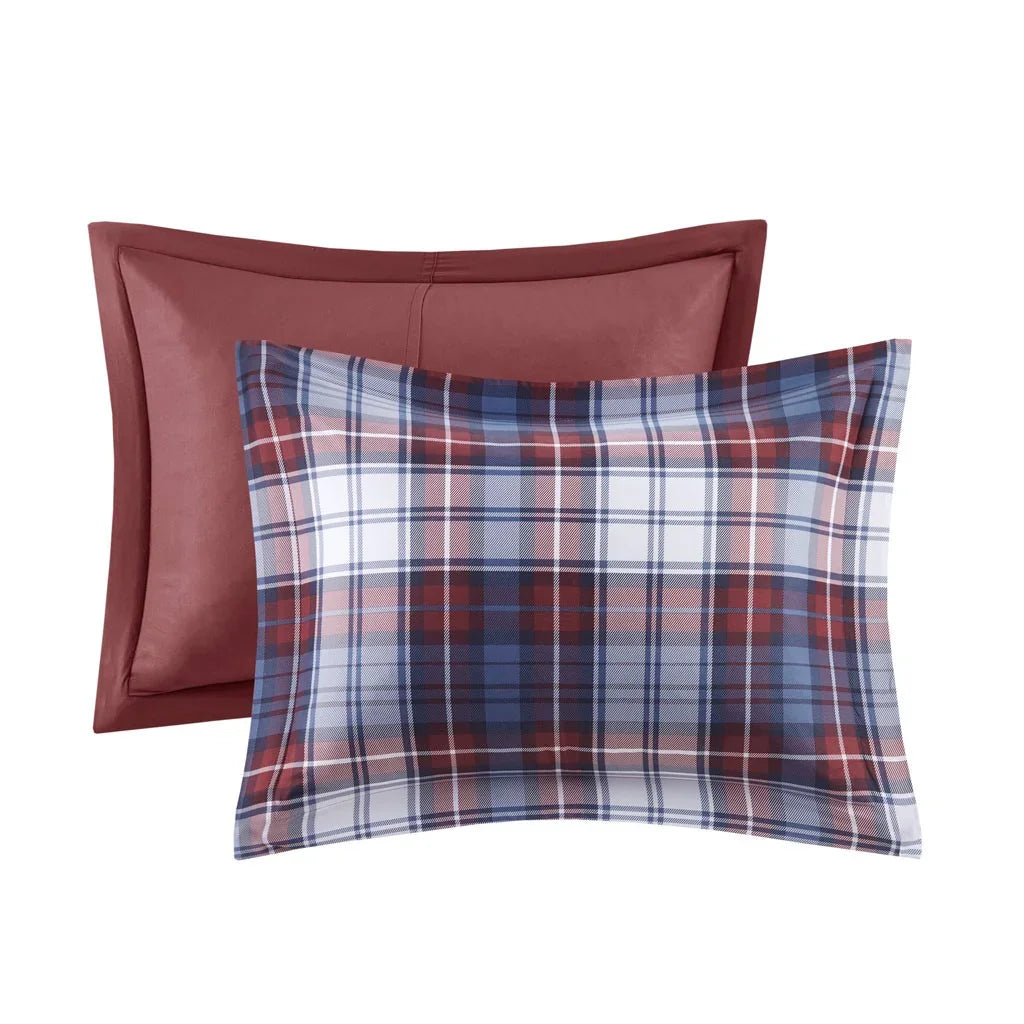 Plaid pillow shams front and back - Your Western Decor