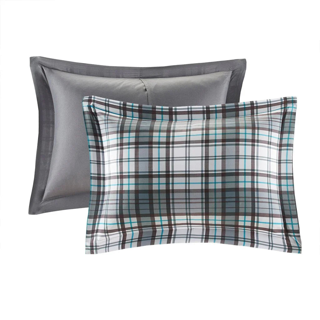 Plaid pillow shams front and back - Your Western Decor