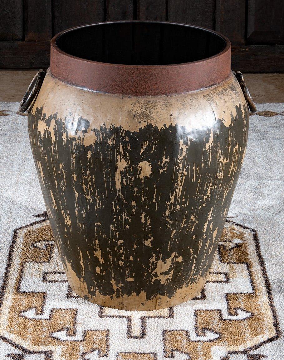 Planter Style Rustic Accent Table - Your Western Decor